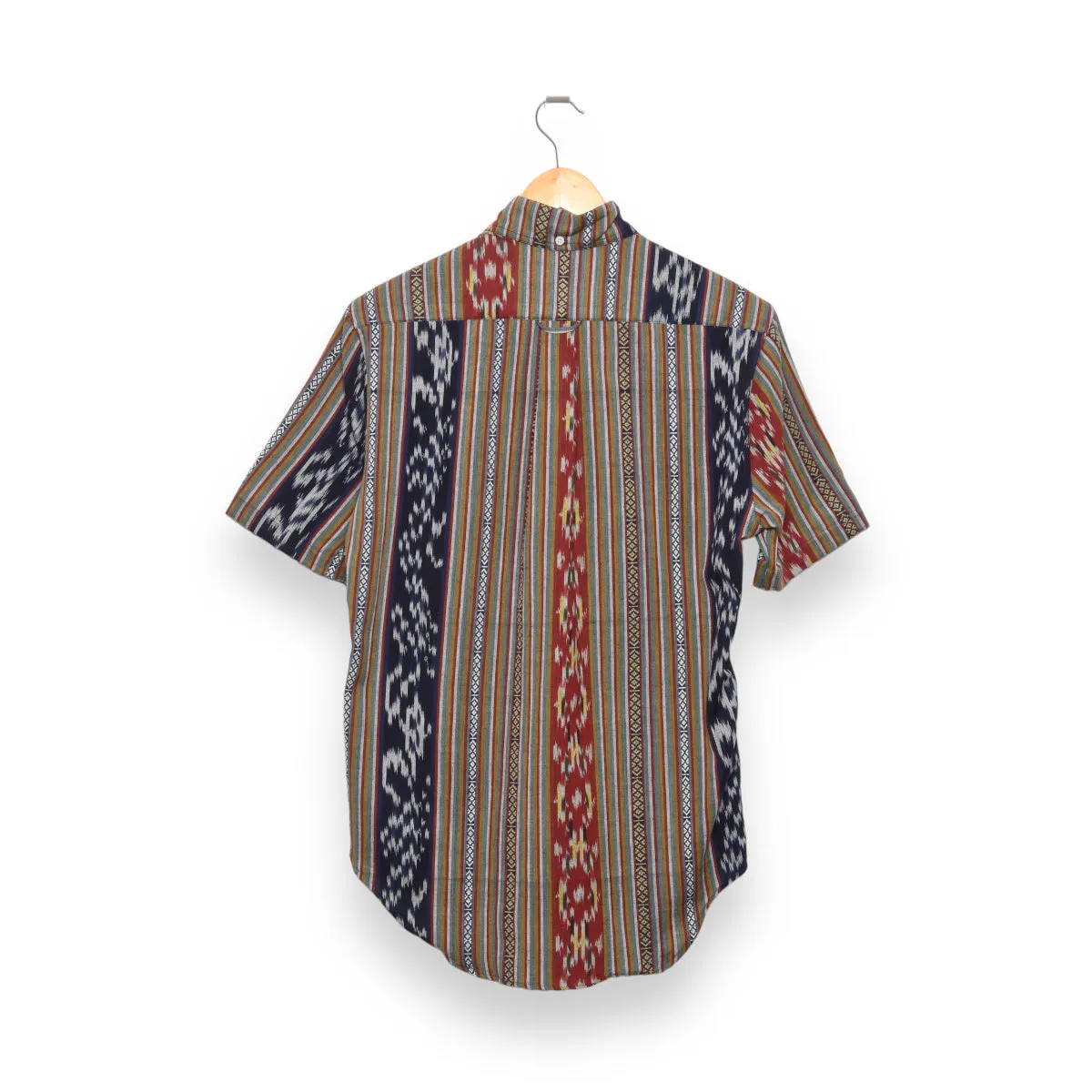 Gitman Brothers Vintage button down shortsleeve sunset ikat dobby