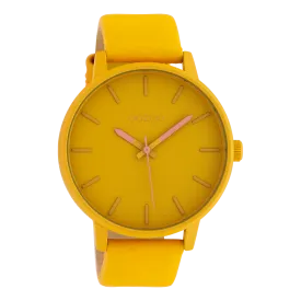 Golden apricot  OOZOO watch with golden apricot  leather strap - C10380