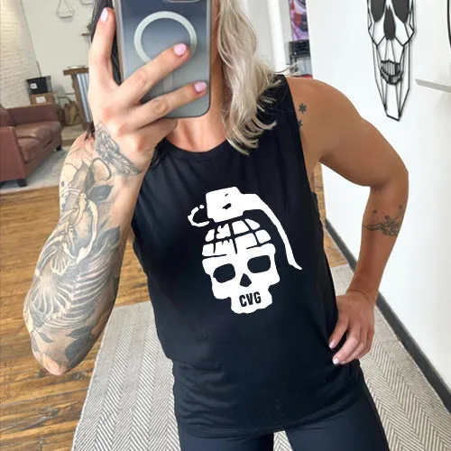 Grenade Skull Muscle Tank