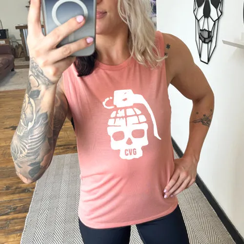 Grenade Skull Muscle Tank