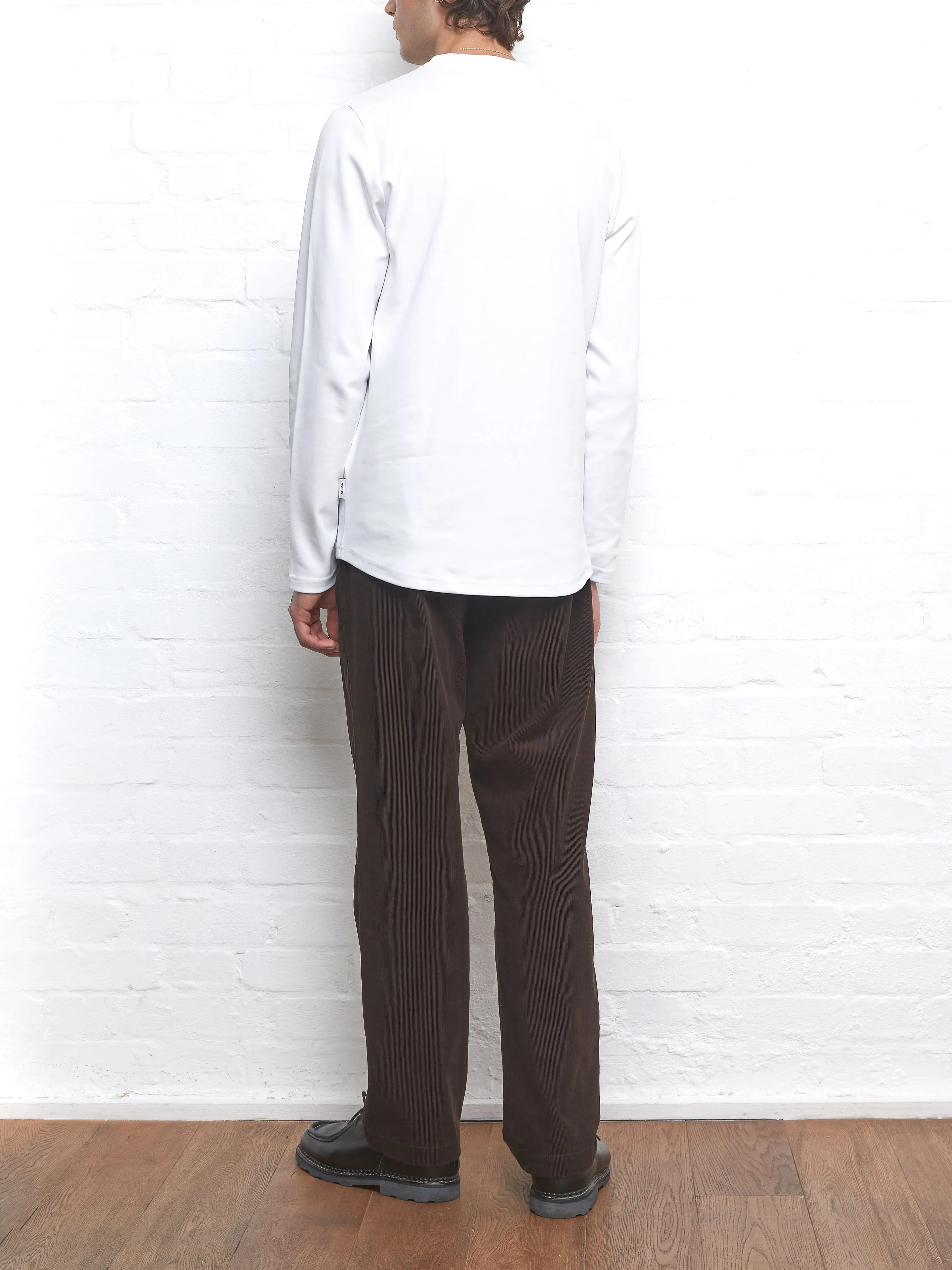 Heavy Long Sleeve T-Shirt Tavistock White