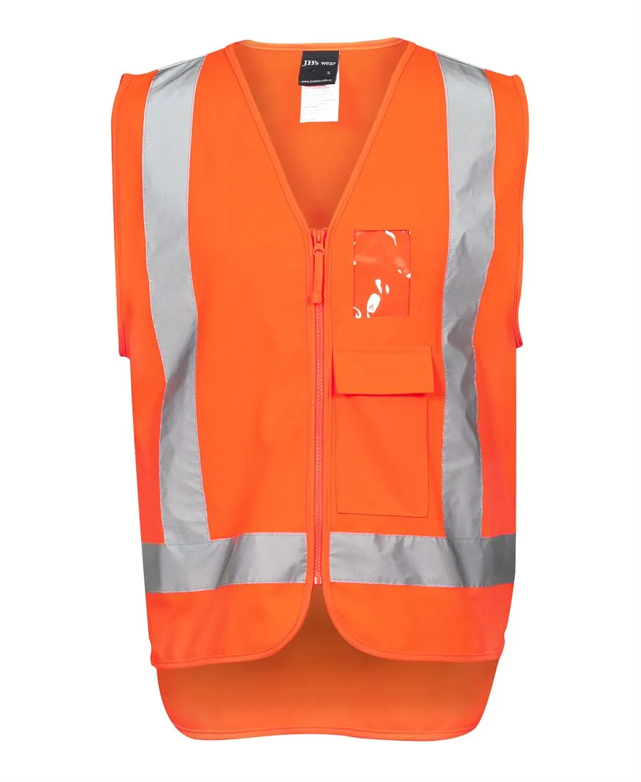 HI VIS ZIP VEST (Orange)