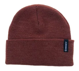 HOOey Beanie Maroon with Black/White Woven Hooey Label - OSFA