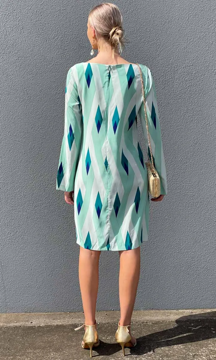 HOSS Harlequin Shift Dress