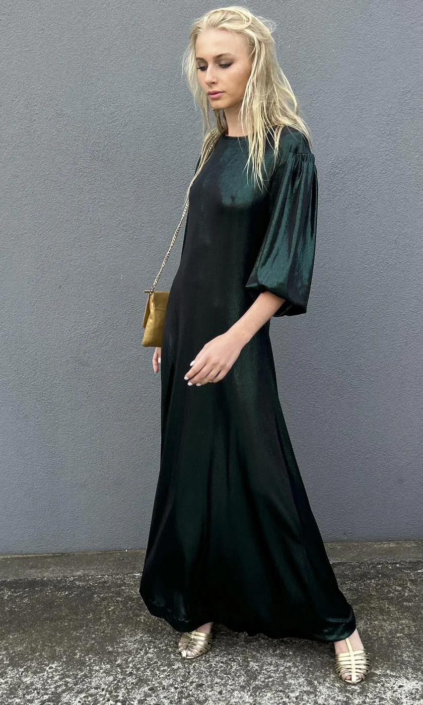 HOSS Mythos Dress - Dark Elegant Green