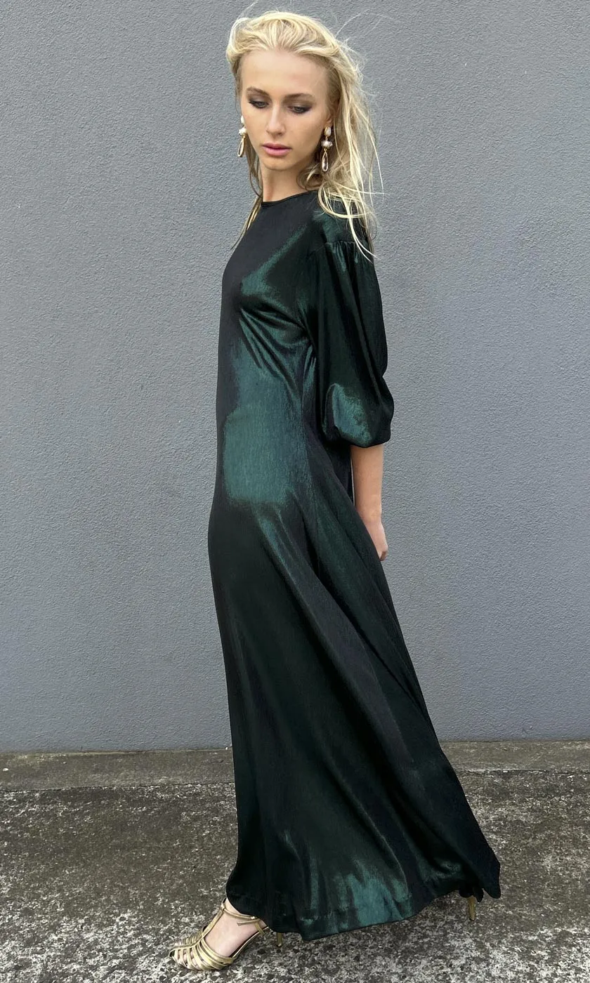 HOSS Mythos Dress - Dark Elegant Green