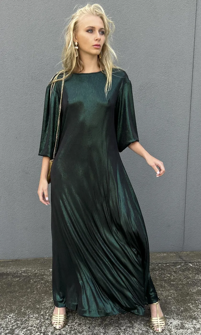 HOSS Mythos Dress - Dark Elegant Green