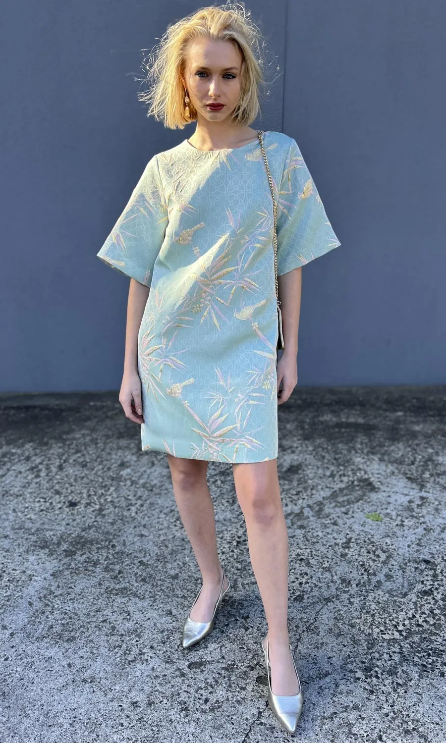 hoss Silk Sky Blue Phillipa Dress - Limited edition