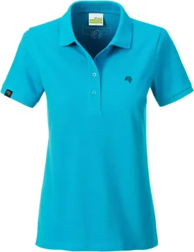 JAN 8009 ― Damen Bio-Baumwolle Polo Shirt - Turquoise Blau Türkis