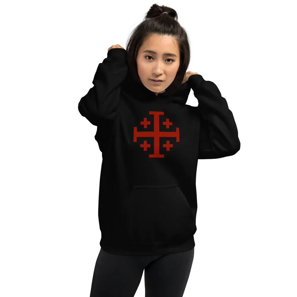 Jerusalem Cross Unisex Hoodie