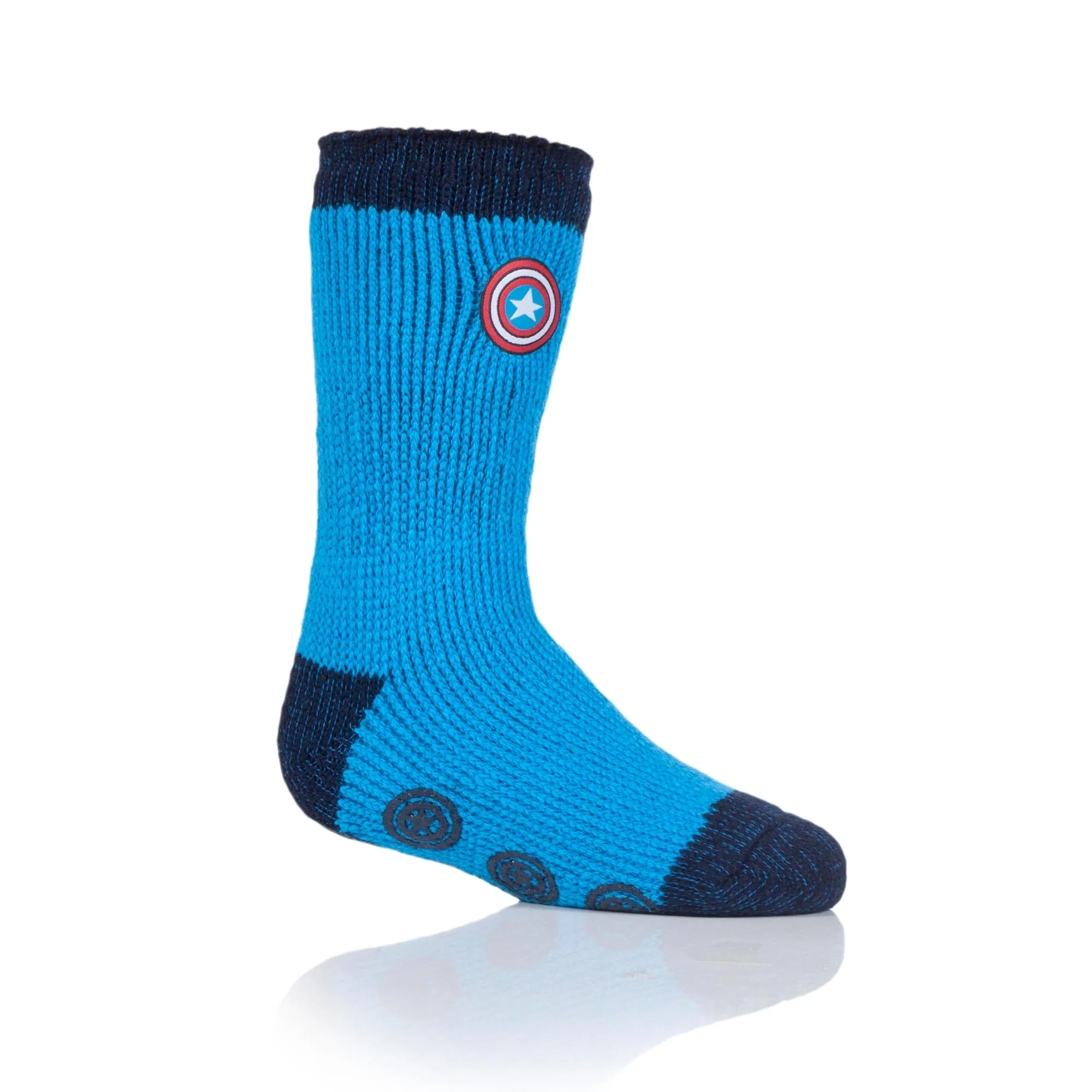 Kids Marvel Thermal Slipper Socks - Captain America