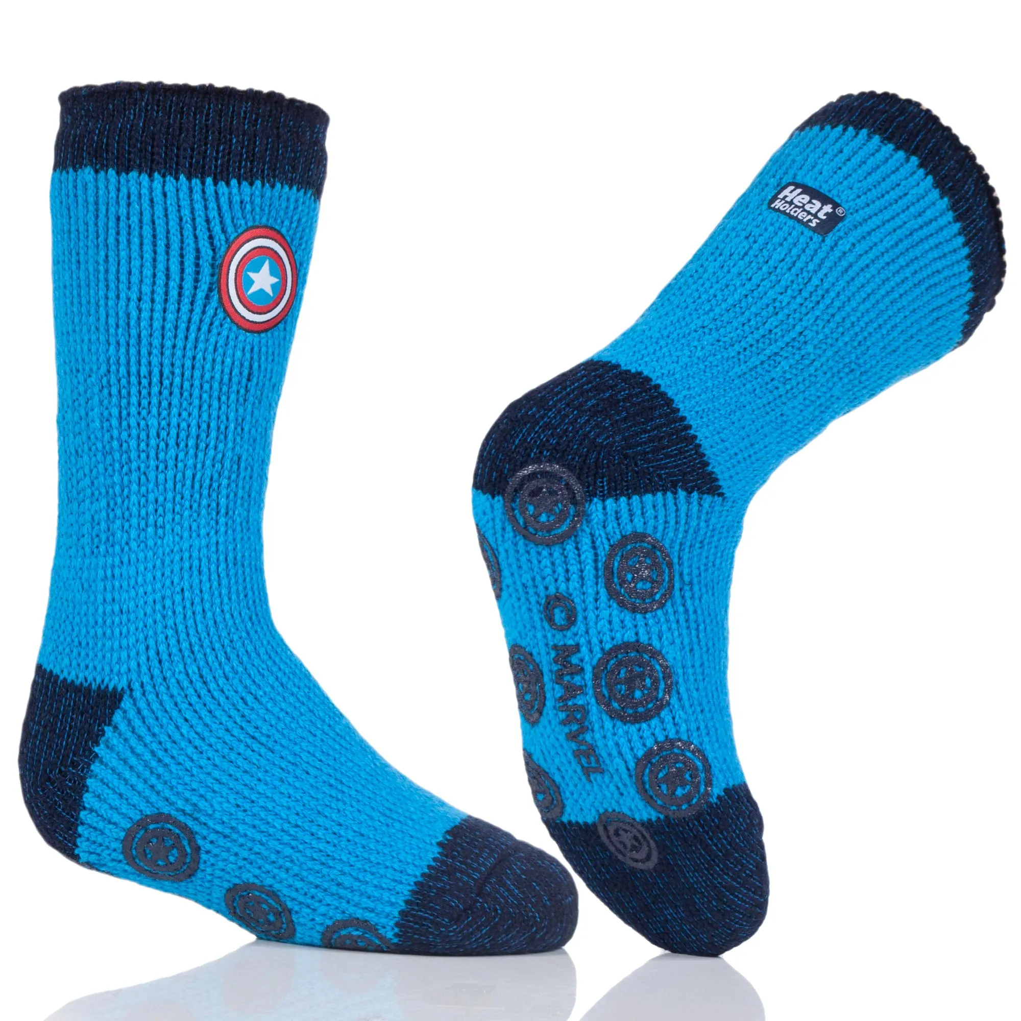 Kids Marvel Thermal Slipper Socks - Captain America