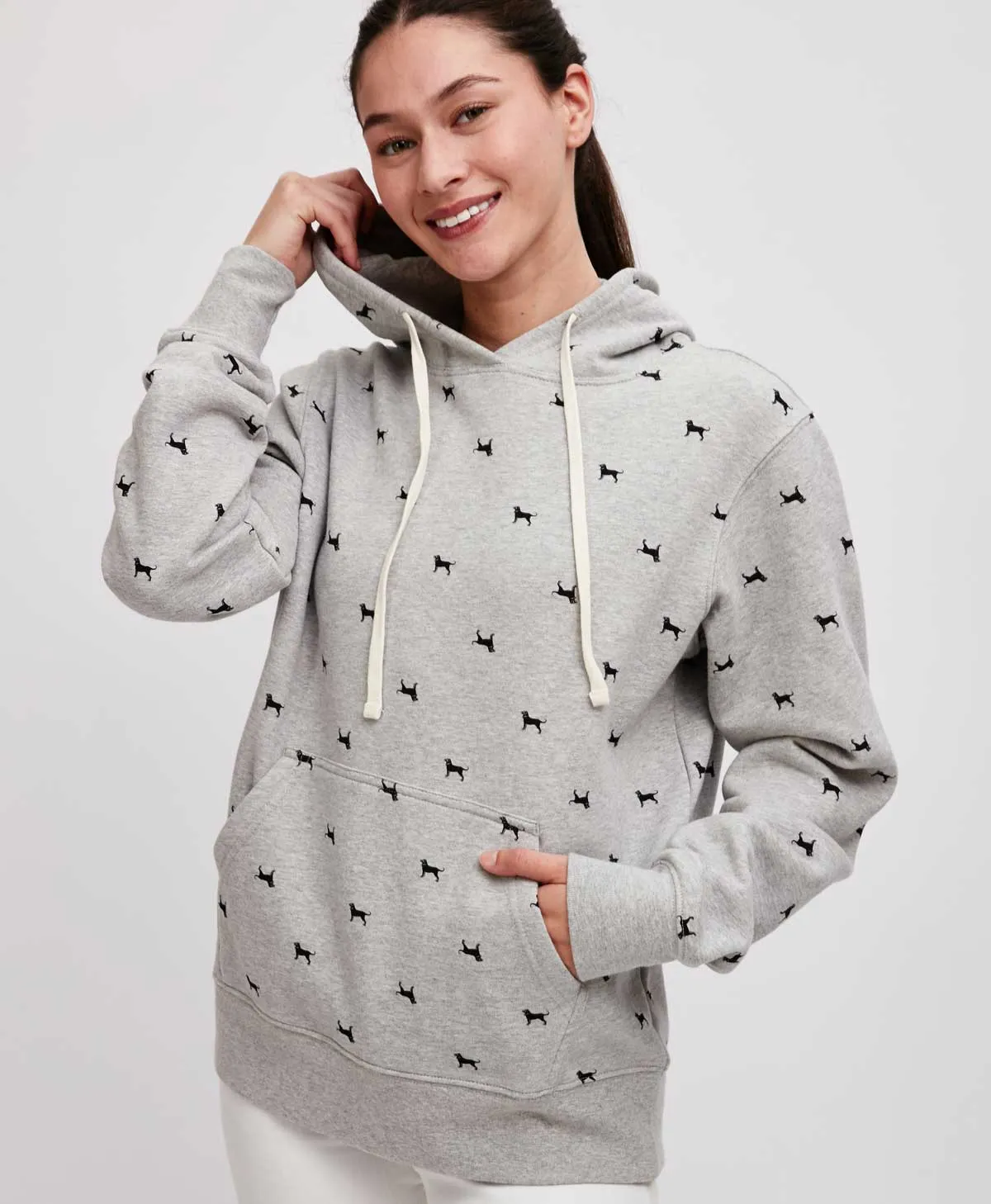 Ladies All Over Dog Hoodie