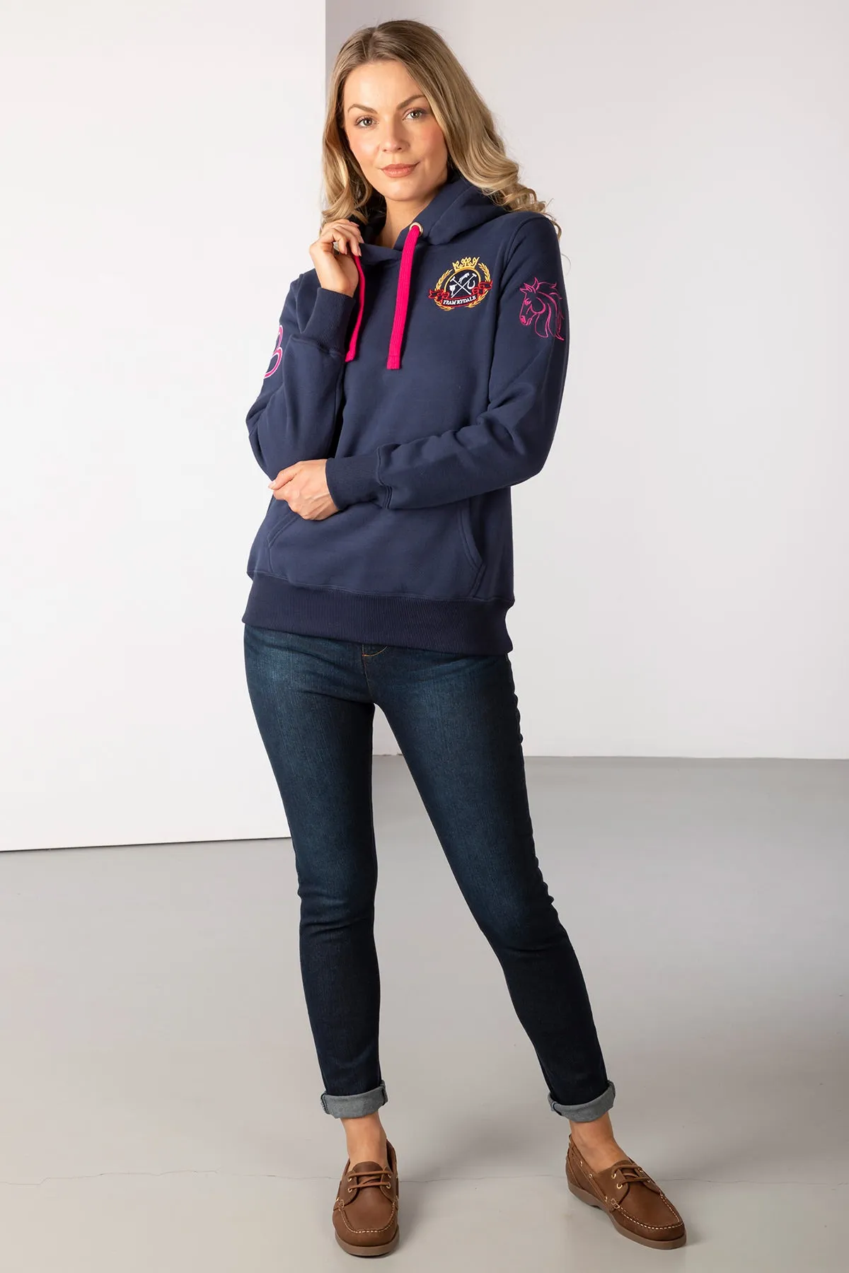 Ladies Emblem Overhead Hoody