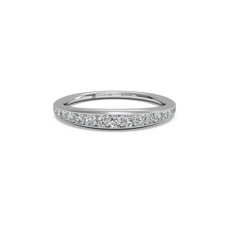 Ladies Pave 0.35-Carat Diamond Wedding Band