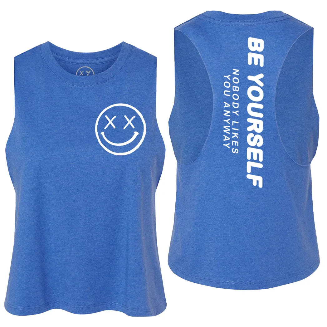 Ladies "Be Yourself" Flowy Crop Tank | Mix Up