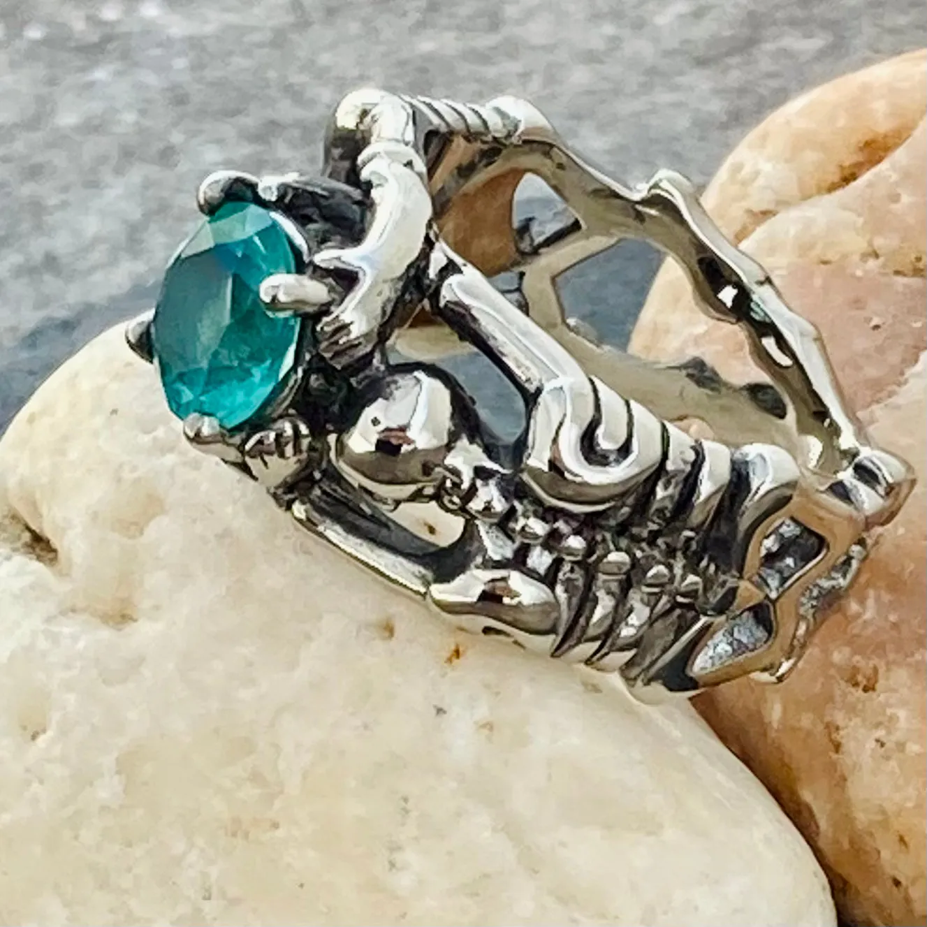 Ladies Ring - 03 March Birthday - Aquamarine - R109