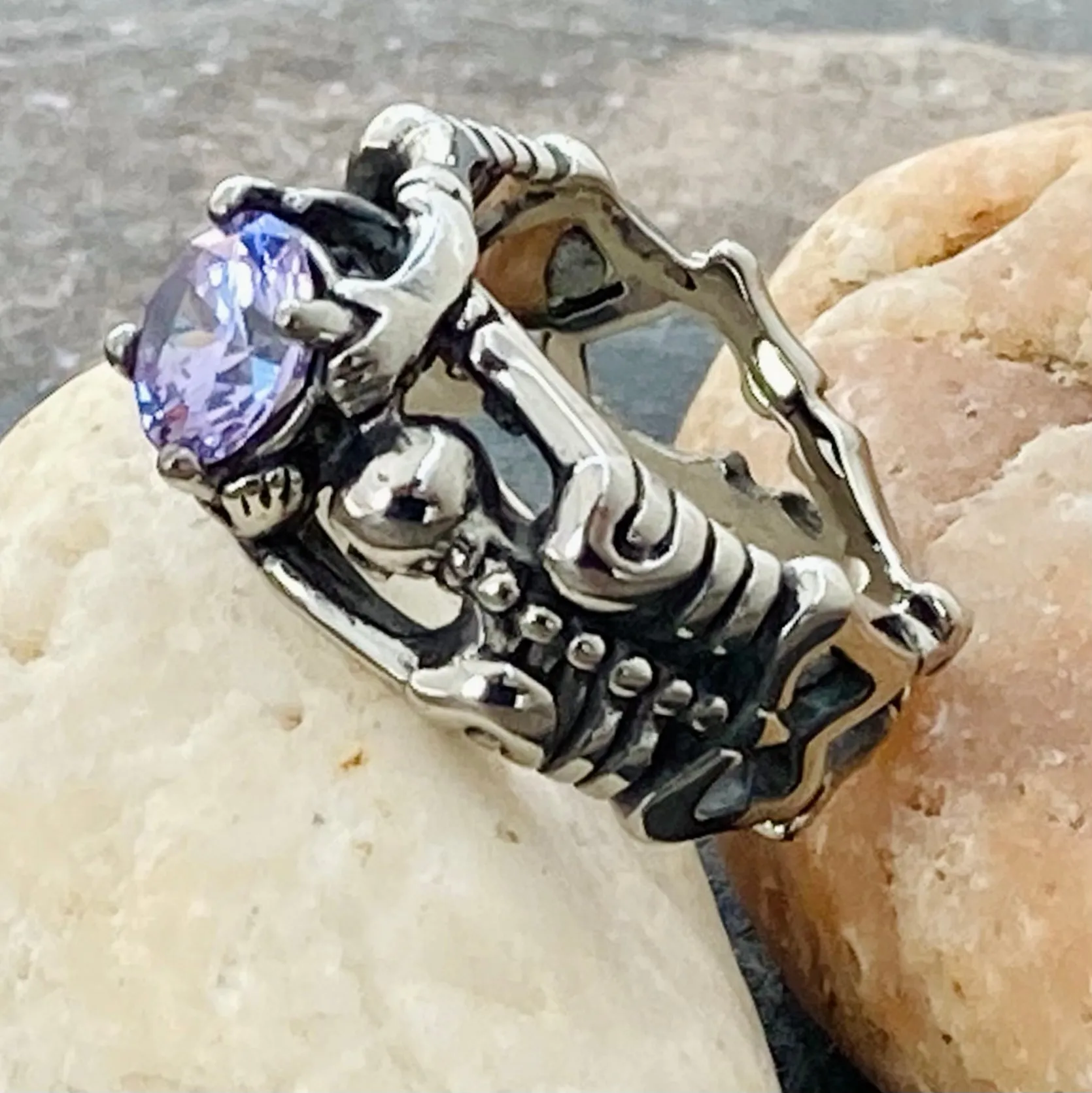 Ladies Ring - 06 June Birthday - Smokey Quartz - R112