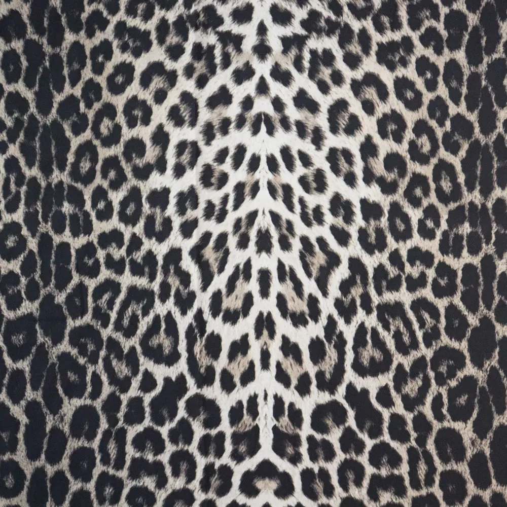 Leopard Chiffon Fabric