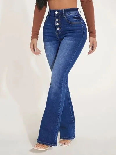 Leslie Button Fly Jeans