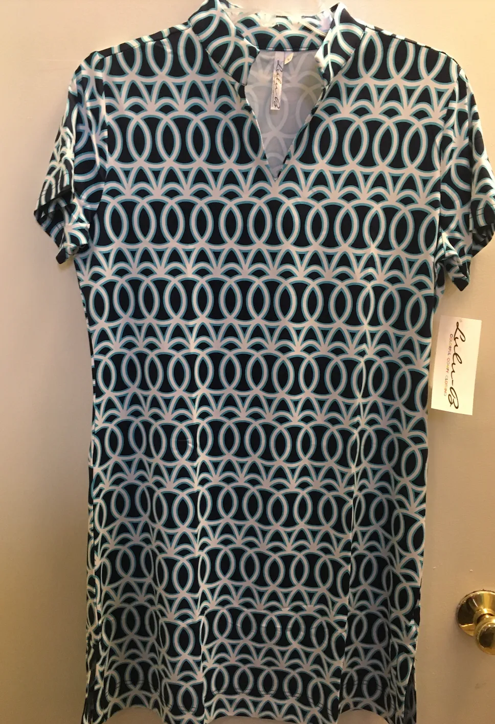 LuluB Short Sleeve Dress With UPF 50  and Coolant