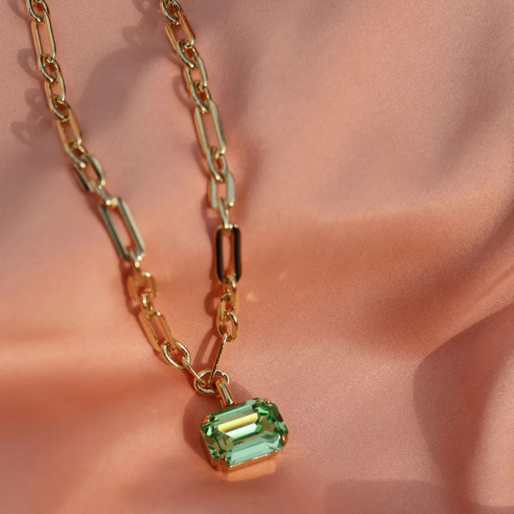 Lydia Chain Necklace / Peridot