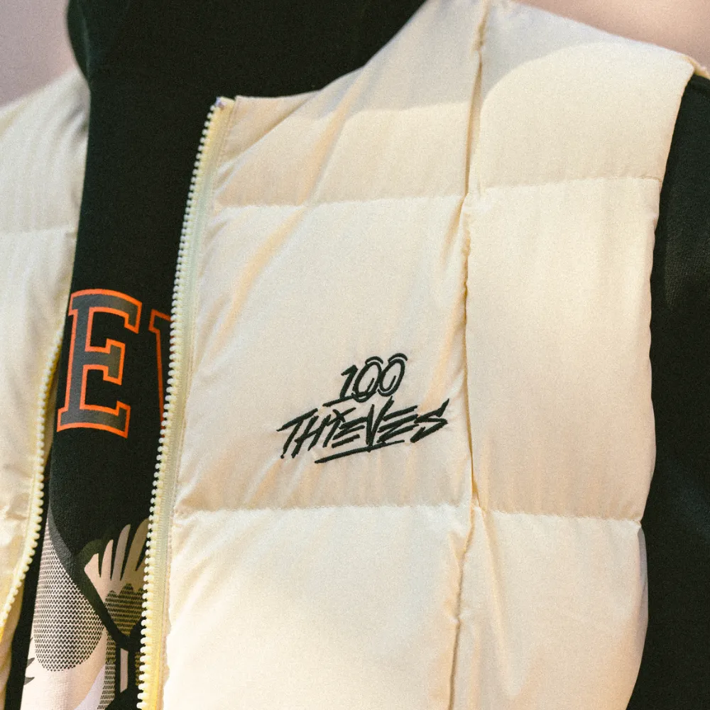 Malbon x 100 Thieves Flintlock Puffer Vest