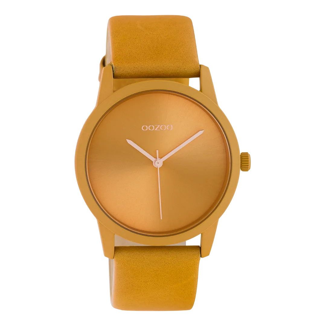 Mango OOZOO watch with mango leather strap - C10948