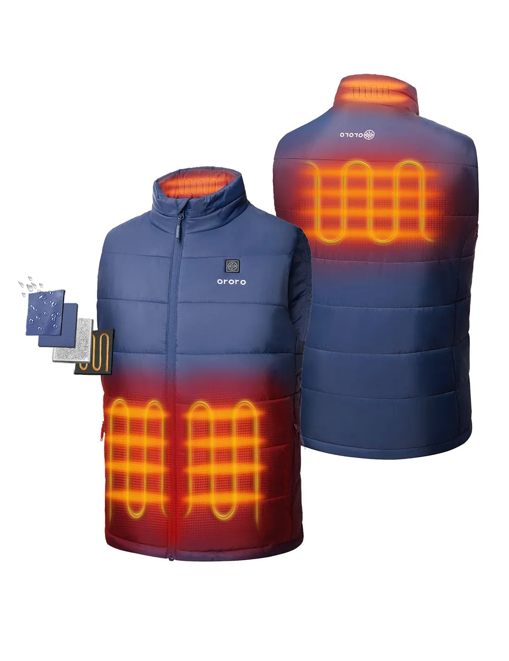 Men's Classic Heated Vest - Blue