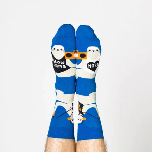 Men's Sized Socks - Sloth Life