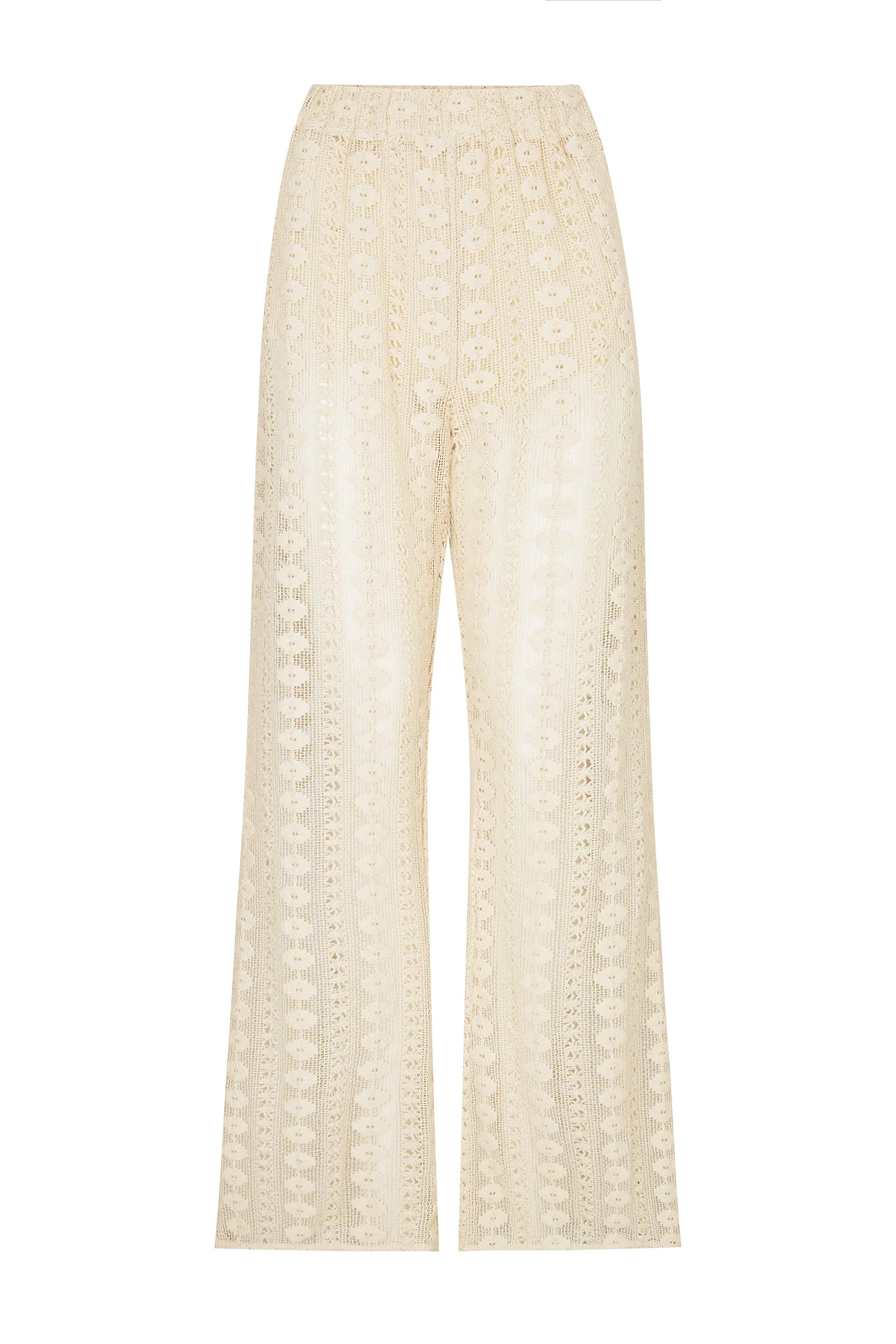 MINDS EYE LACE PANT - CREAM