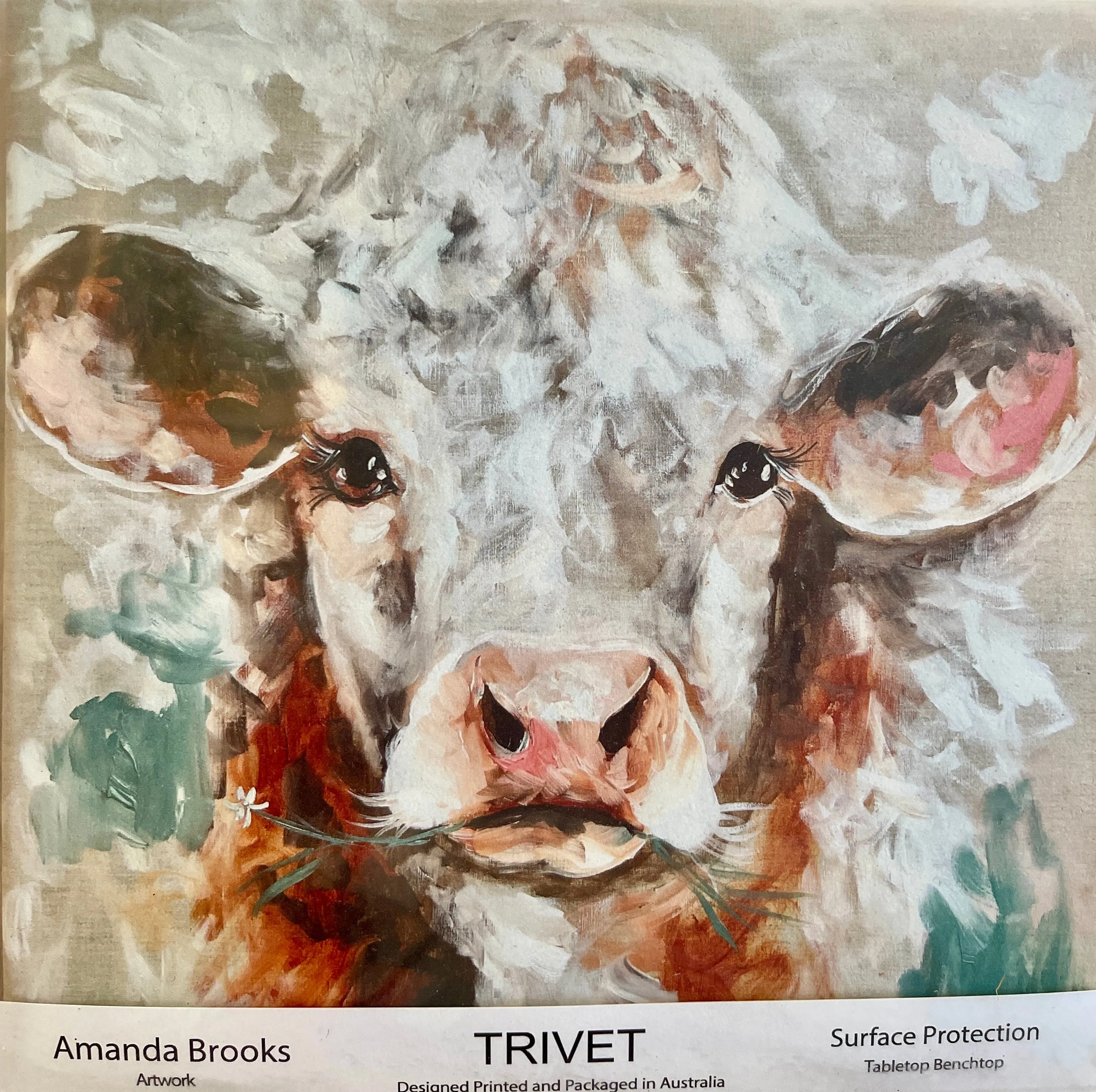 Miss brown eyes - trivet