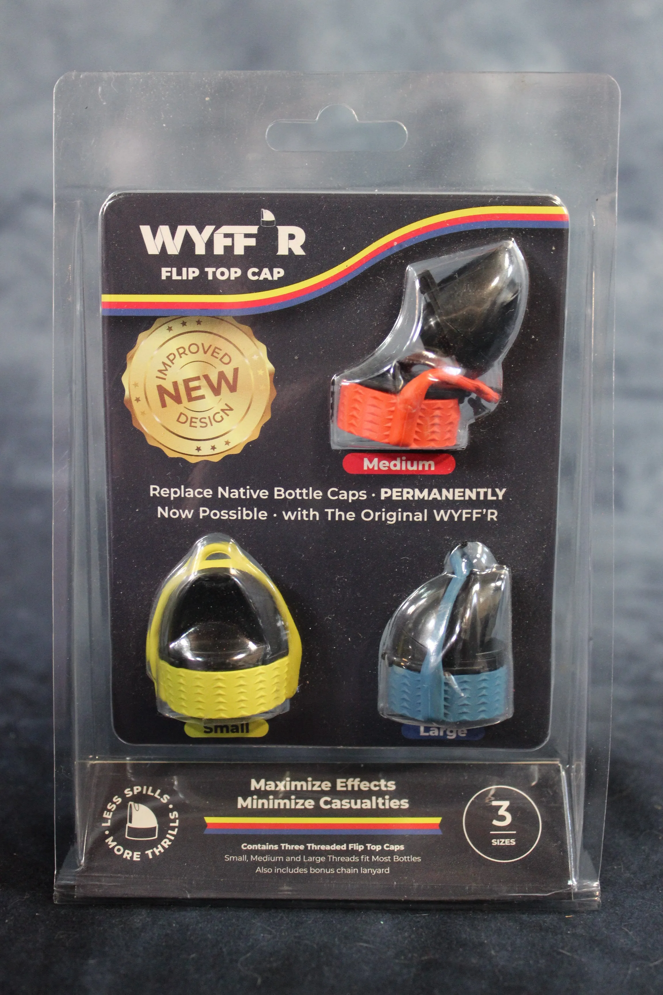 NEW ULTIMATE WYFF'R! Flip Bottle Tops