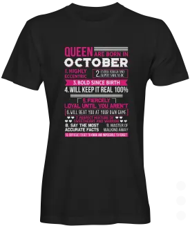 October Queen Ladies Graphic T-shirt