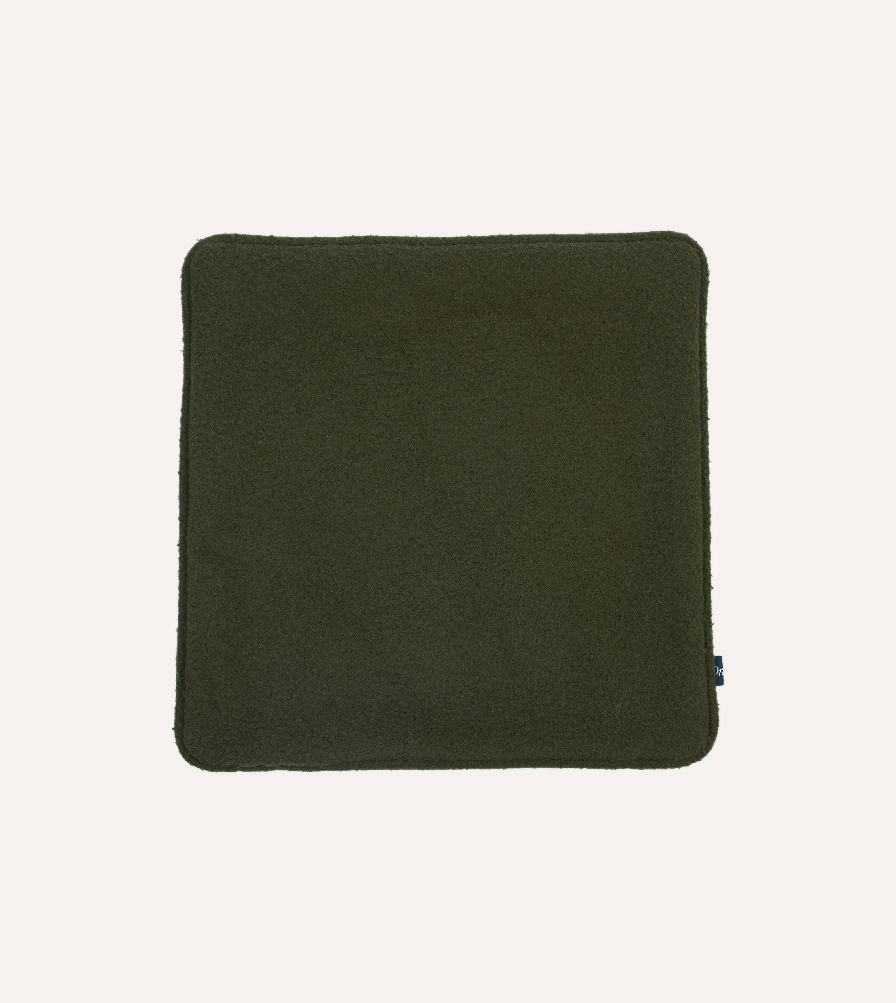 Olive Casentino Wool Cushion Cover