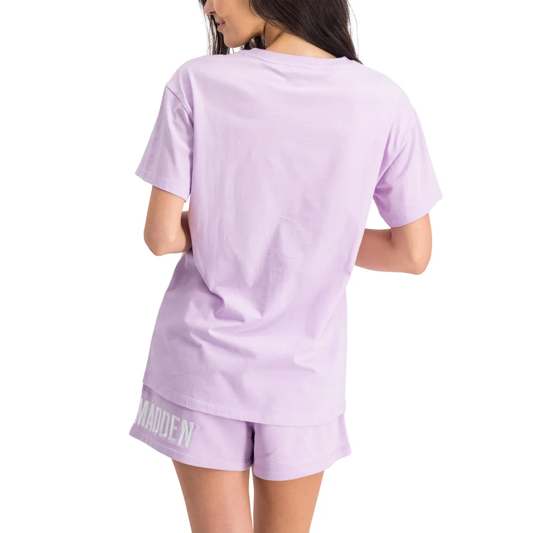 PAYTON LADIES KNITTED T-SHIRT LILAC