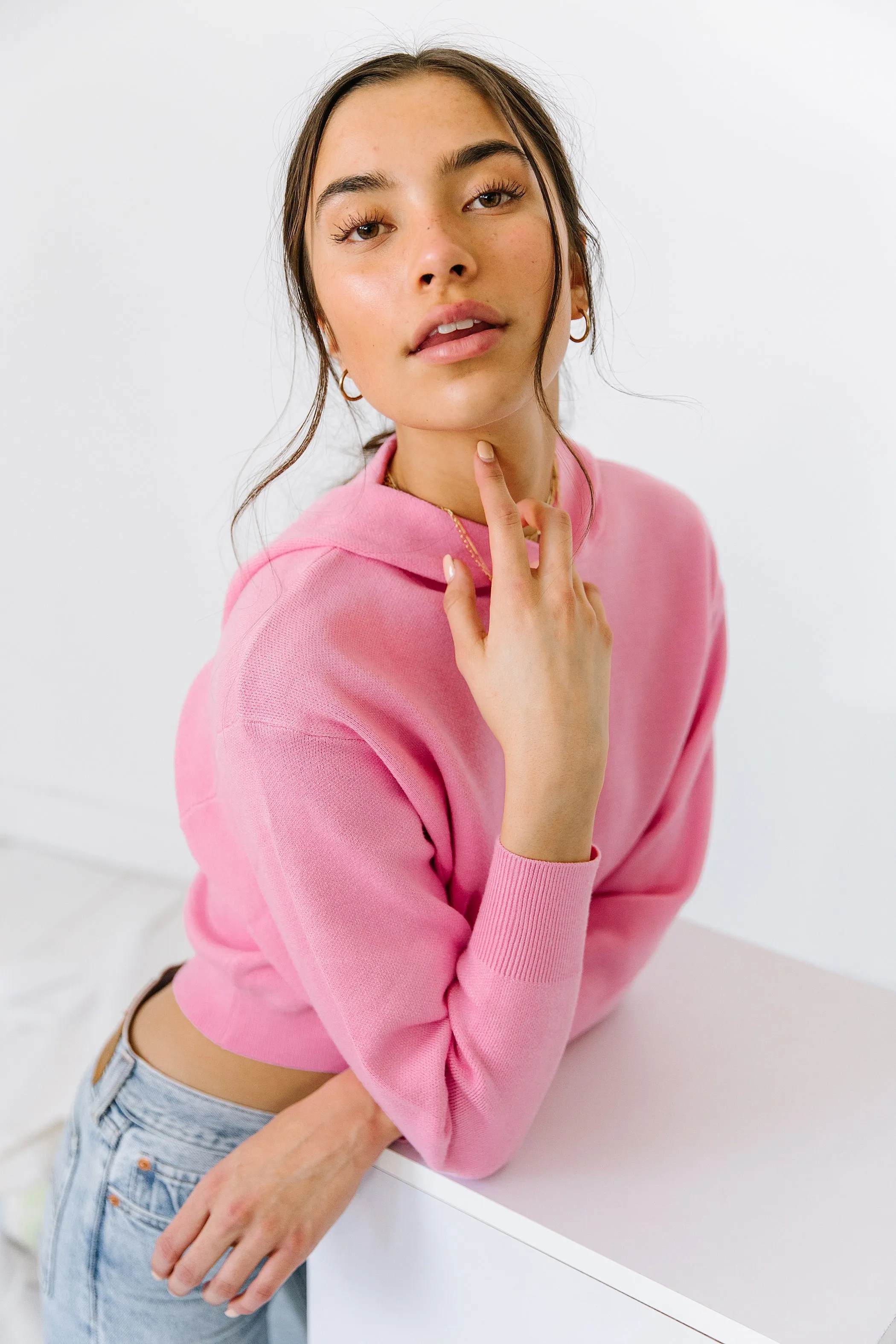 Pop Of Pink Hoodie