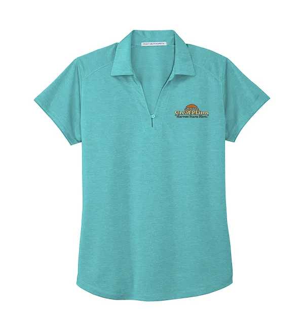 Port Authority® Ladies Digi Heather Performance Polo