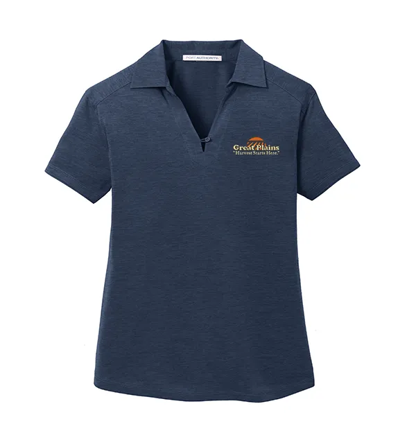 Port Authority® Ladies Digi Heather Performance Polo