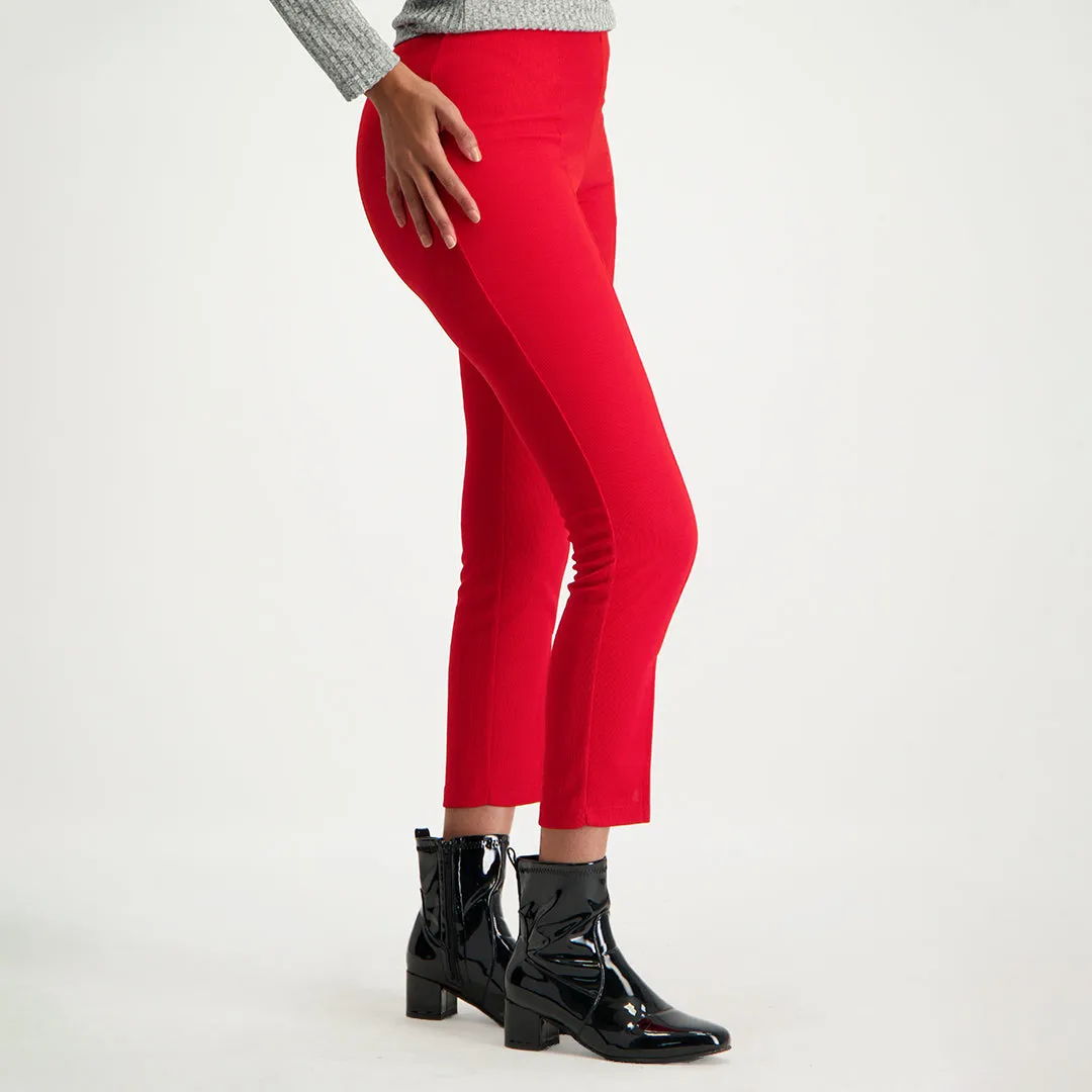 Red Tapered Pant