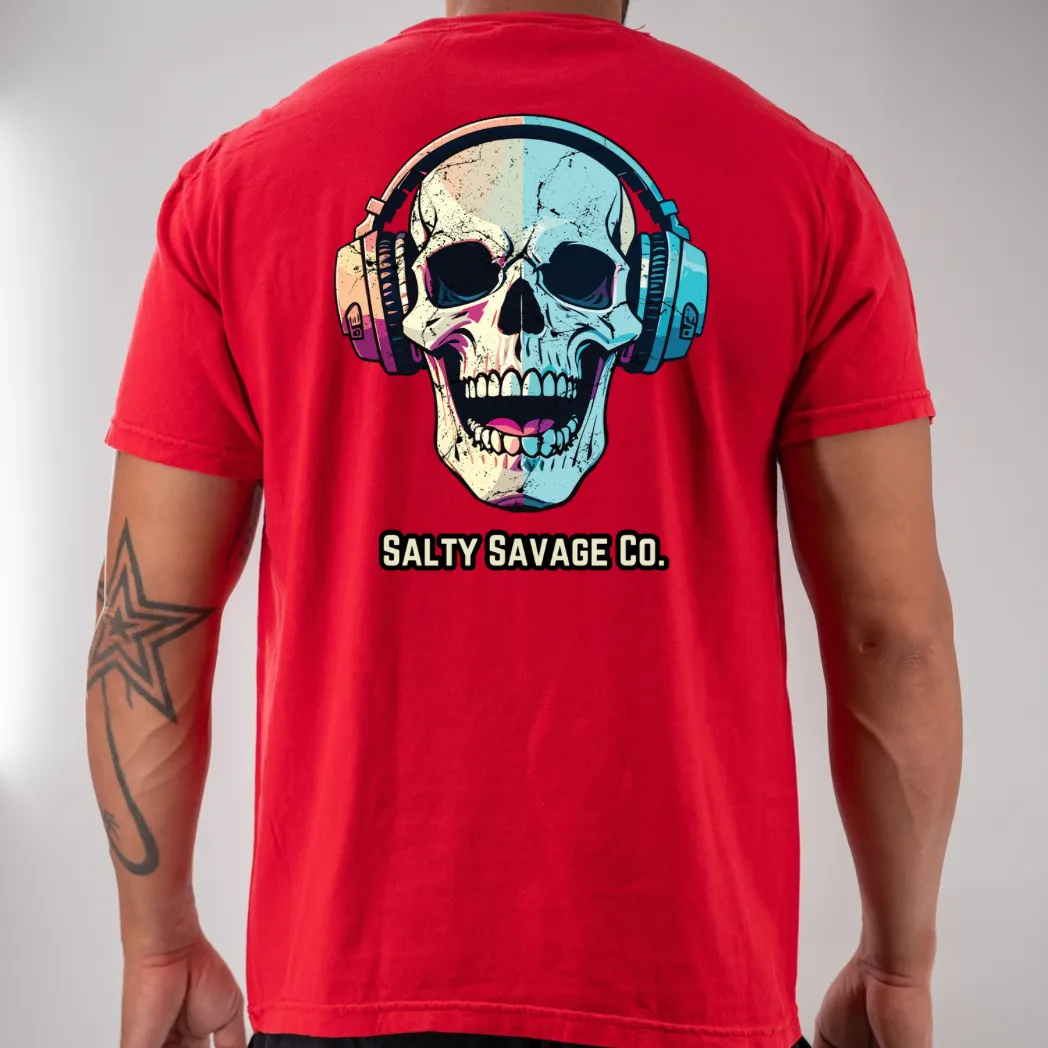 Salty Savage "Dead Beats" Pocket Tee