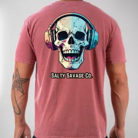 Salty Savage "Dead Beats" Pocket Tee