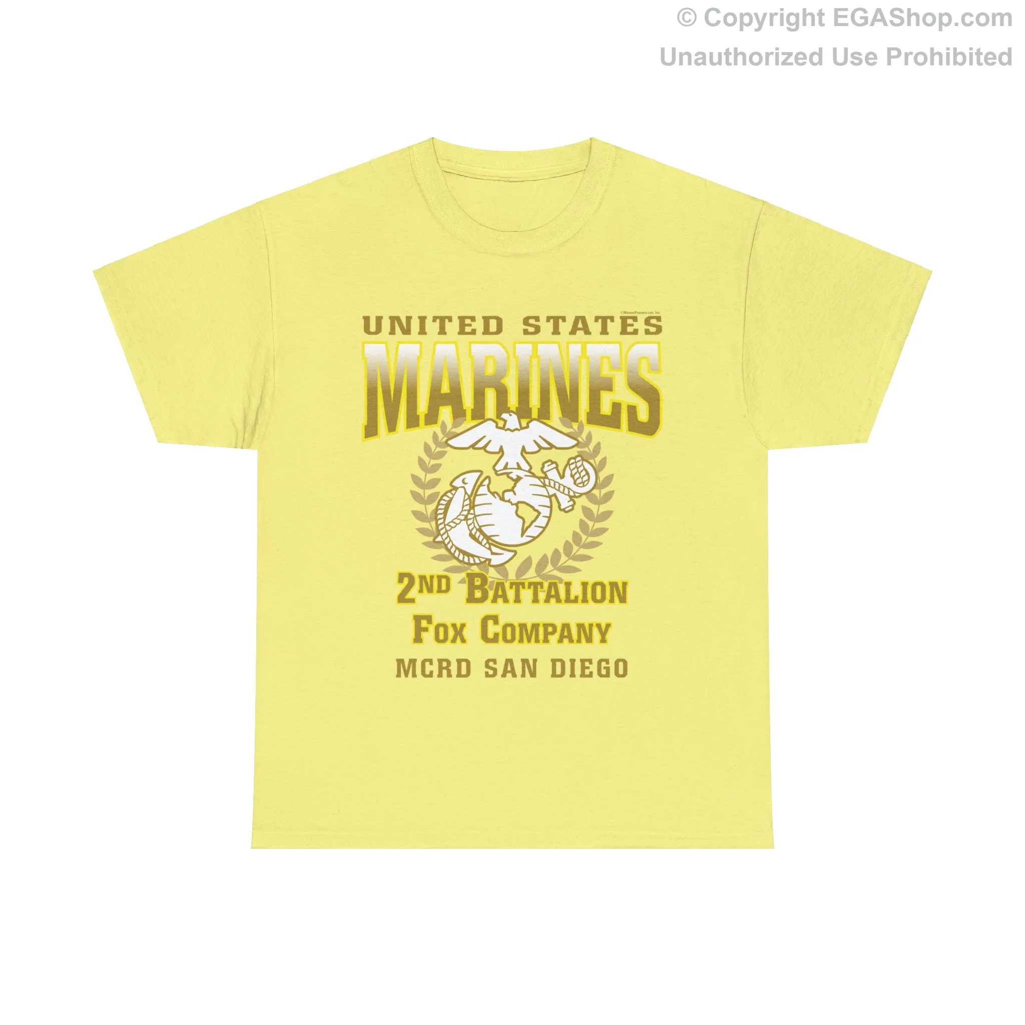 T-Shirt: Fox Co. MCRD San Diego (EGA   Back Proud Family)