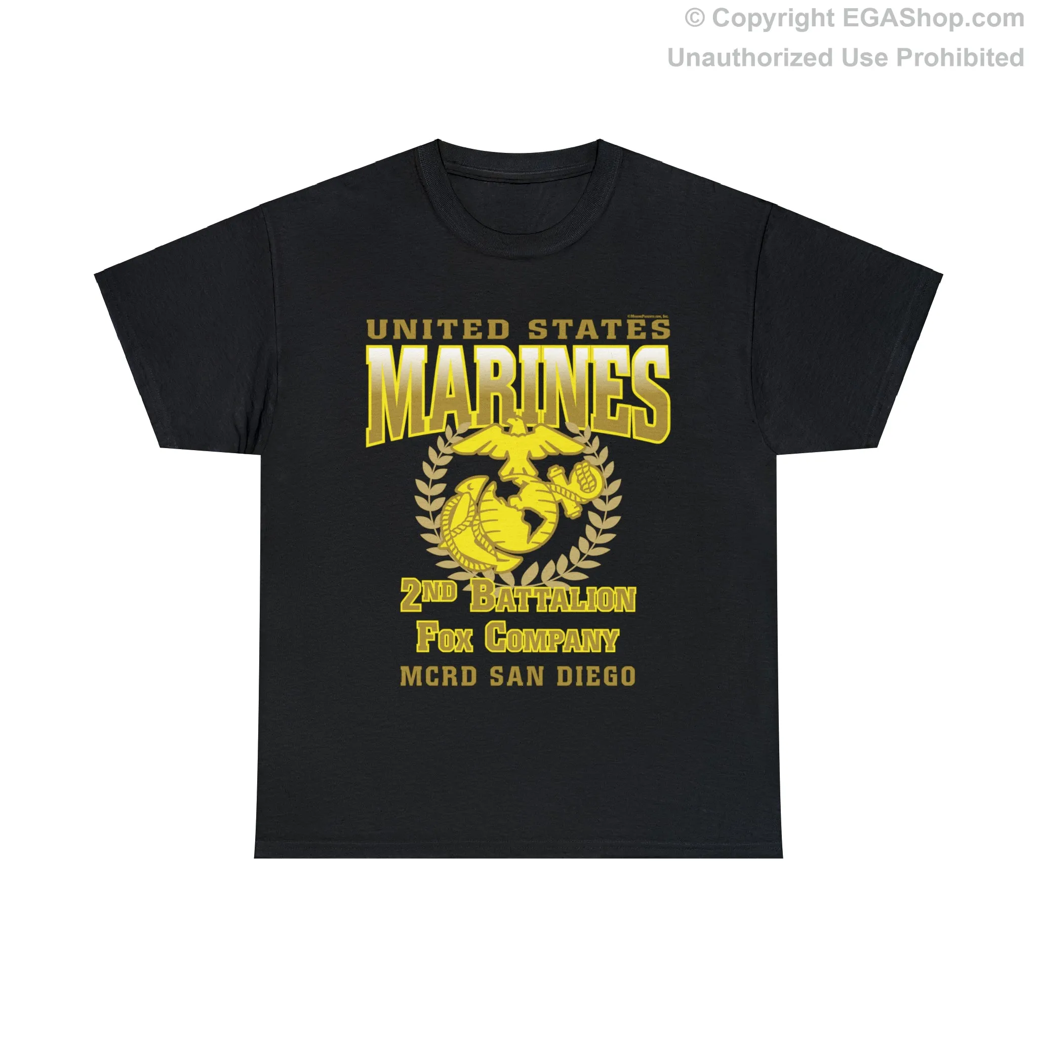 T-Shirt: Fox Co. MCRD San Diego (EGA   Back Proud Family)