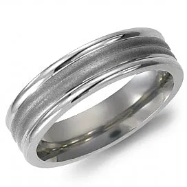 Torque Wedding Band TI-0019