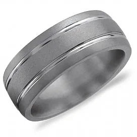 Torque Wedding Band TI-0040