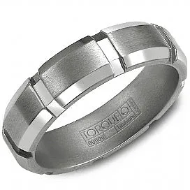 Torque Wedding Band TI-0061