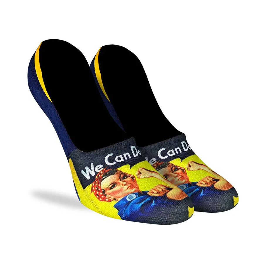 Unisex Rosie the Riveter No Show Socks