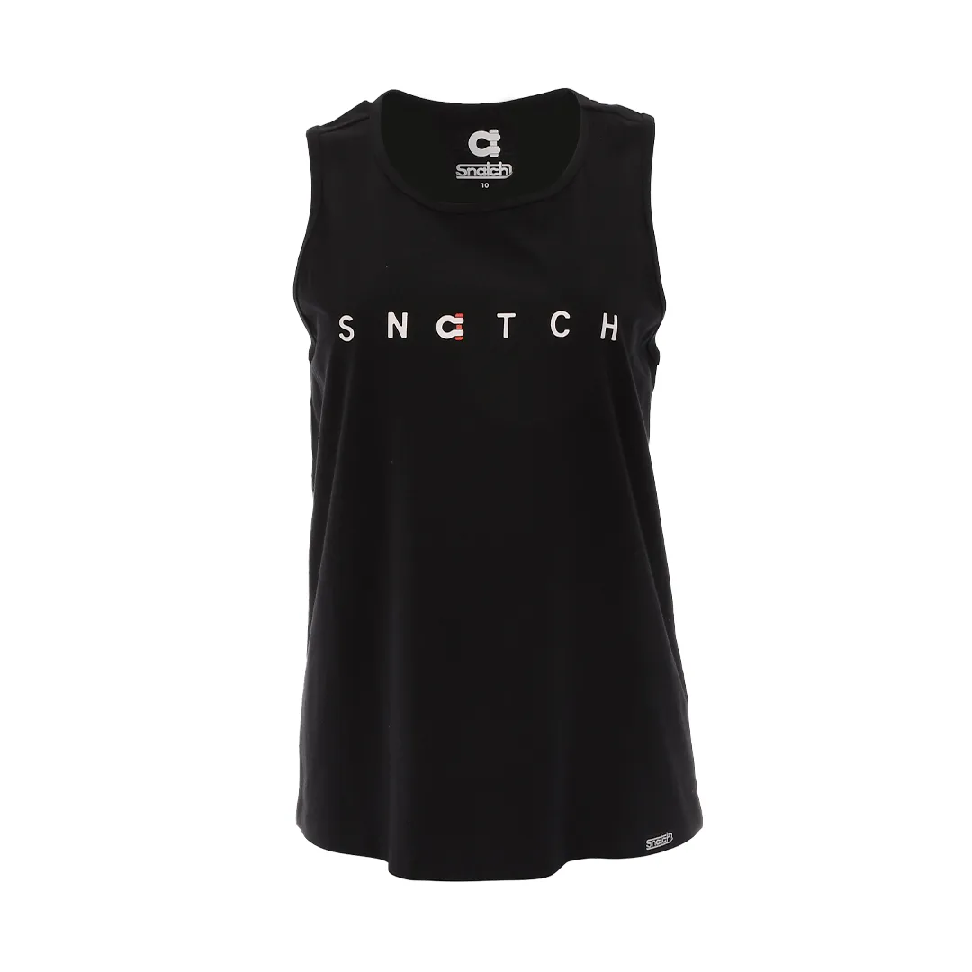 Women's Singlet Black - SF1001BK