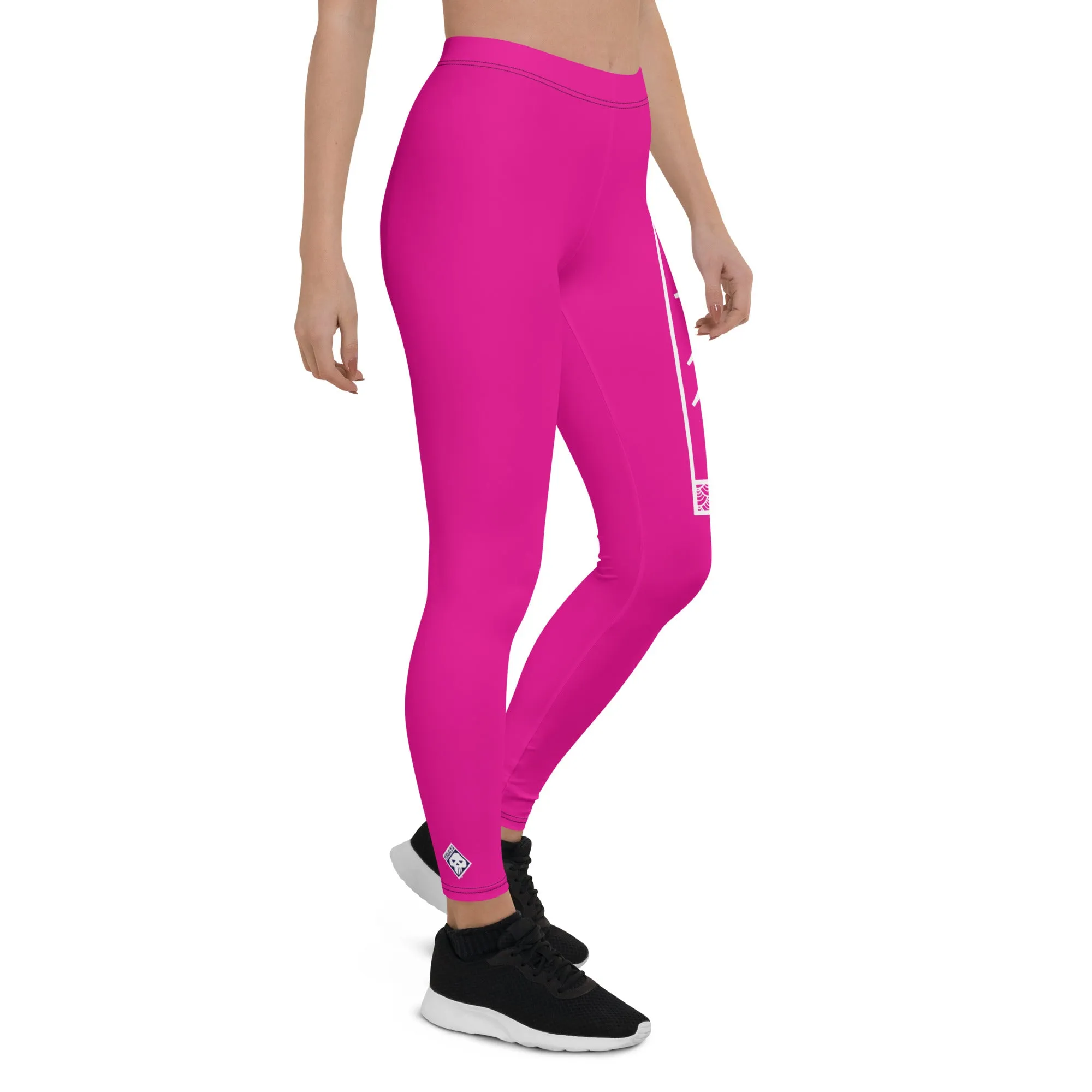 Women's Yoga Pants Workout Leggings For Jiu Jitsu 003 - Hollywood Cerise